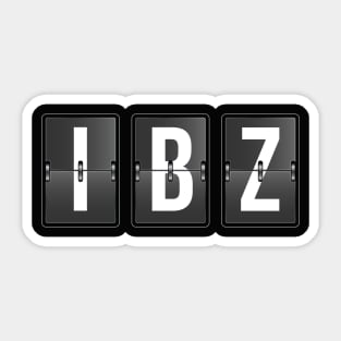 IBIZA / IBZ Destination Sticker